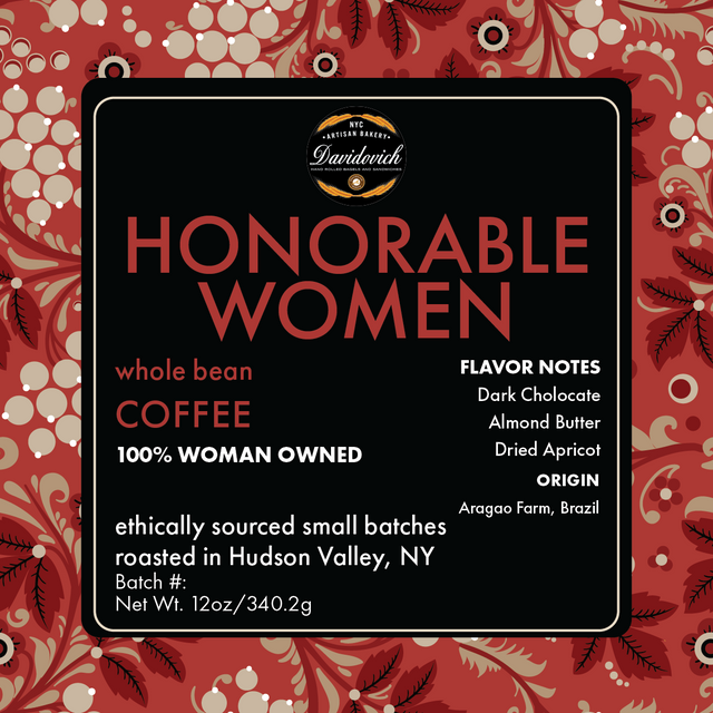 Honorable Women Whole Bean Coffee 12oz 100% Women Owned